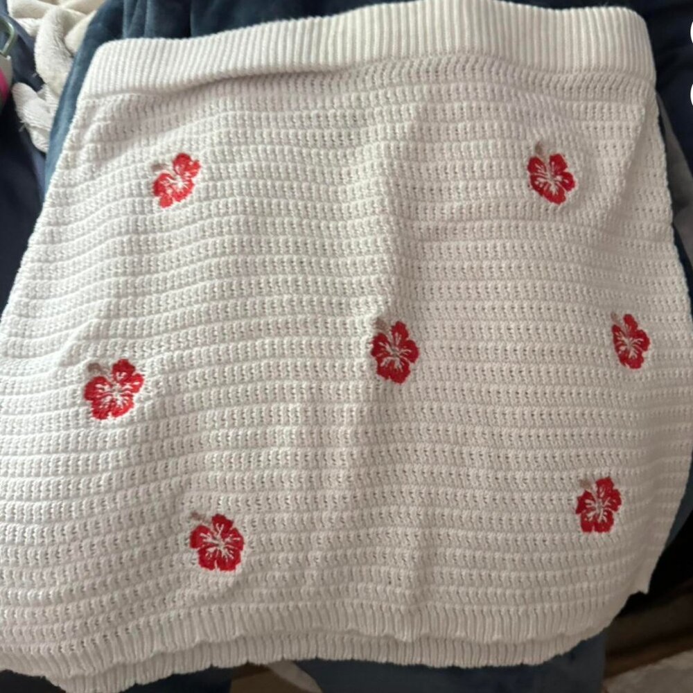 target red rose skirt